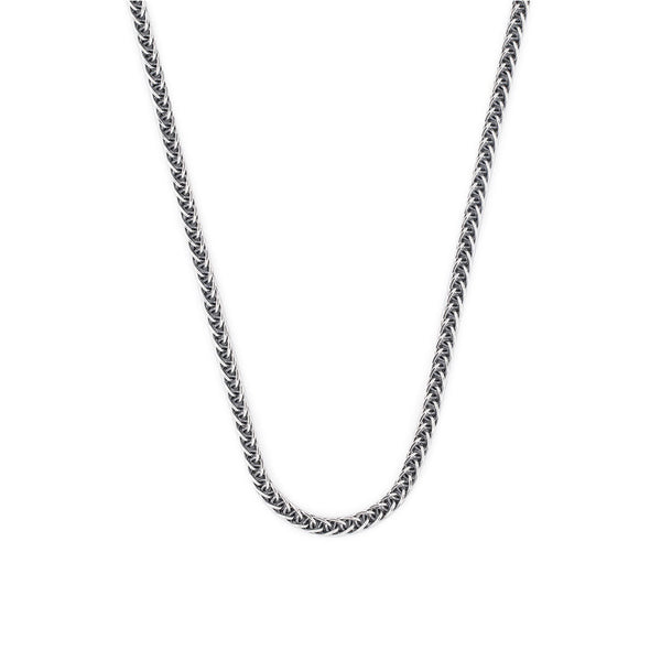 serge denimes Silver 2.6mm Square Spiga Chain