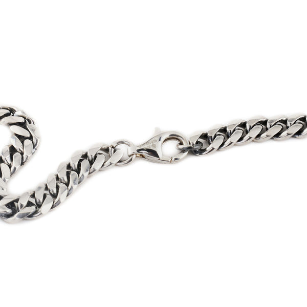 Serge Denimes Silver 5mm Curb Chain