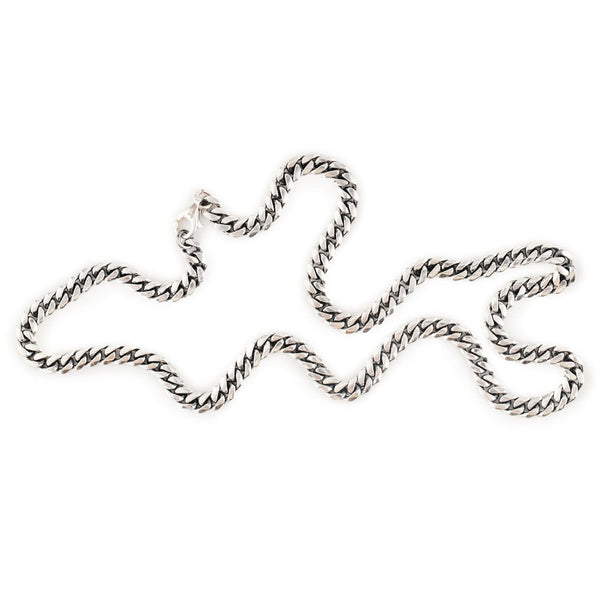 Serge Denimes Silver 5mm Curb Chain