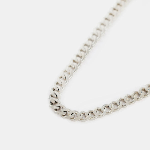 Serge Denimes Silver 8mm Curb Chain