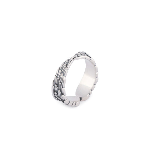 Serge Denimes Silver Angel Ring
