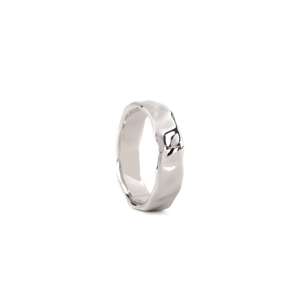 Serge Denimes Silver Attrition Ring