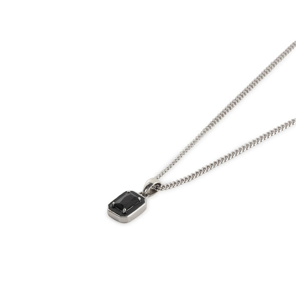 Serge Denimes Silver Black Blush Necklace