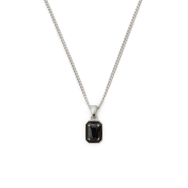 serge denimes Silver Black Blush Necklace