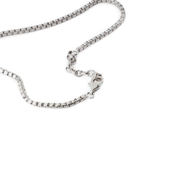 Serge Denimes Silver Box Chain Bracelet