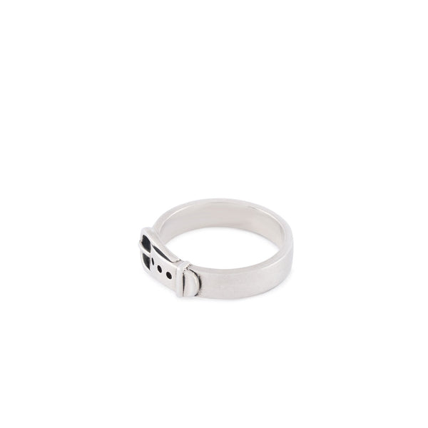 Serge Denimes Silver Buckle Ring