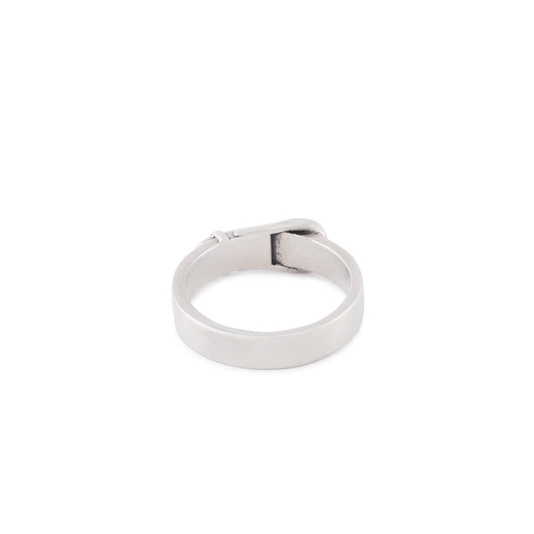Serge Denimes Silver Buckle Ring