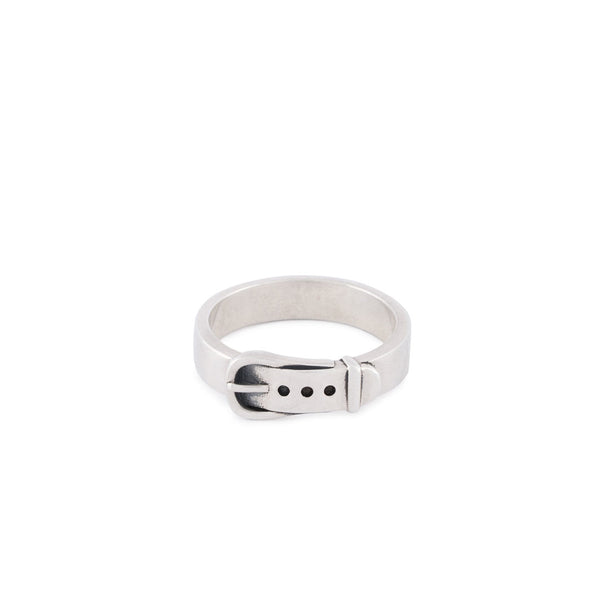 serge denimes Silver Buckle Ring