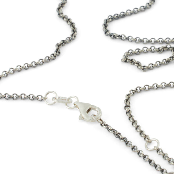 Serge Denimes Silver Bull Necklace