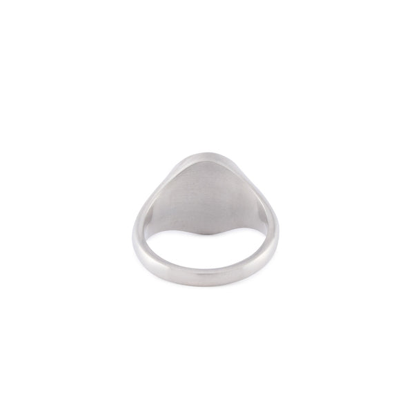 Serge Denimes Silver Cherub Cameo Ring