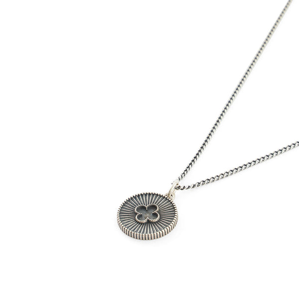 Serge Denimes Silver Clover Necklace