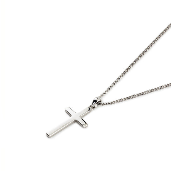 Serge Denimes Silver Cross Necklace