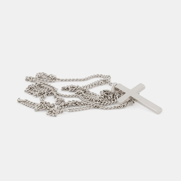 Serge Denimes Silver Cross Necklace