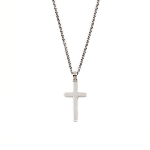 serge denimes Silver Cross Necklace