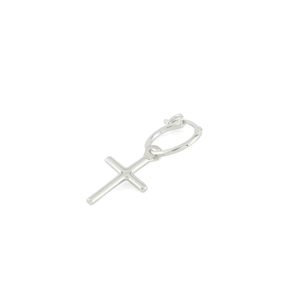 serge denimes Silver Cross Pendant Earring