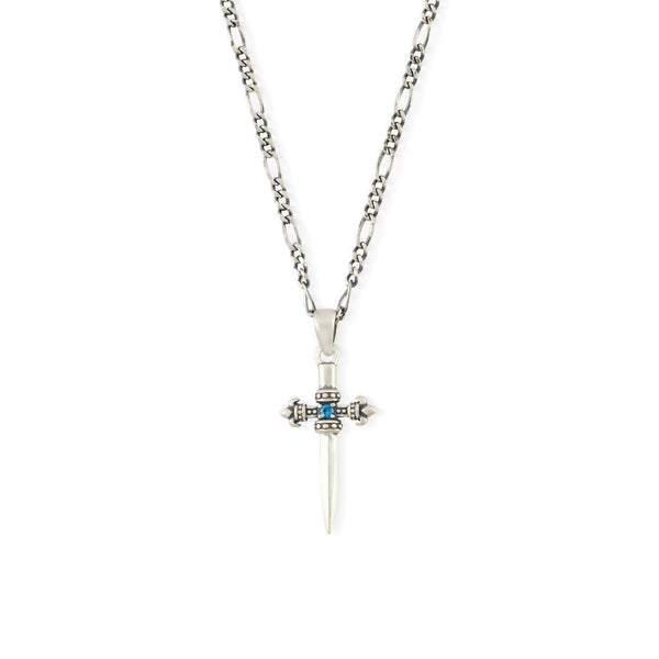 serge denimes Silver Estoc Necklace