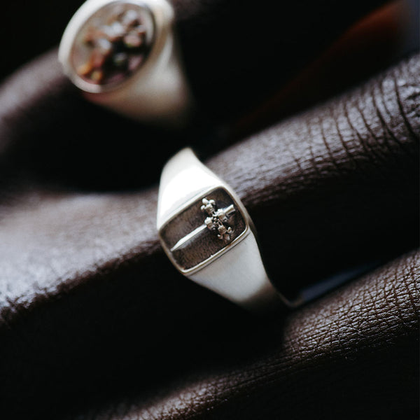 Serge Denimes Silver Estoc Ring