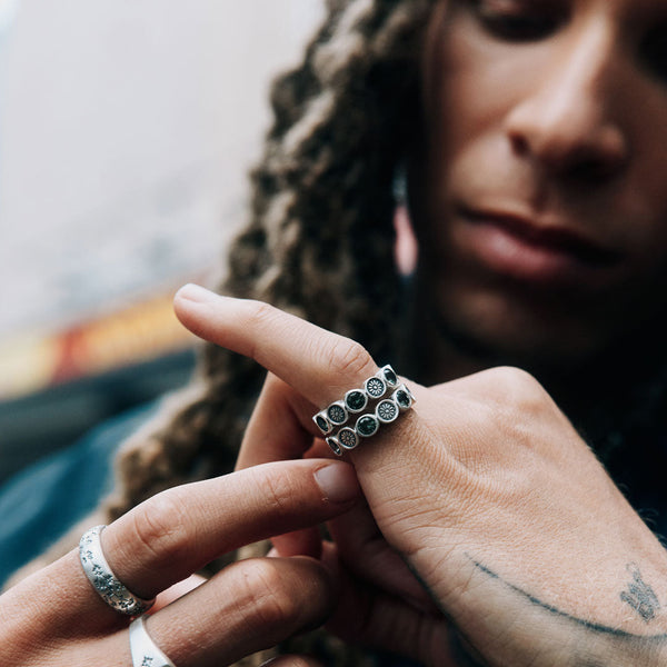 Serge Denimes Silver Eternal Ring