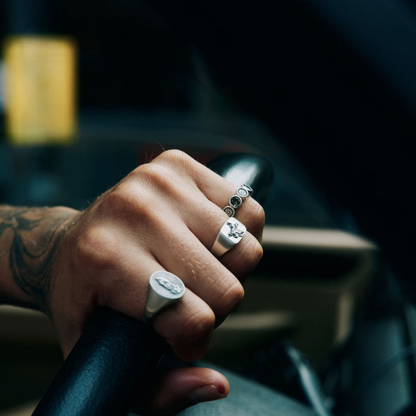 Serge Denimes Silver Eternal Ring