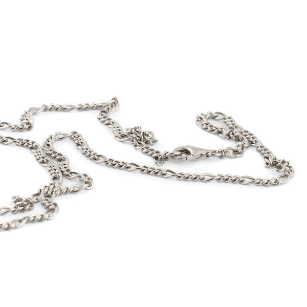 Serge Denimes Silver Figaro Necklace