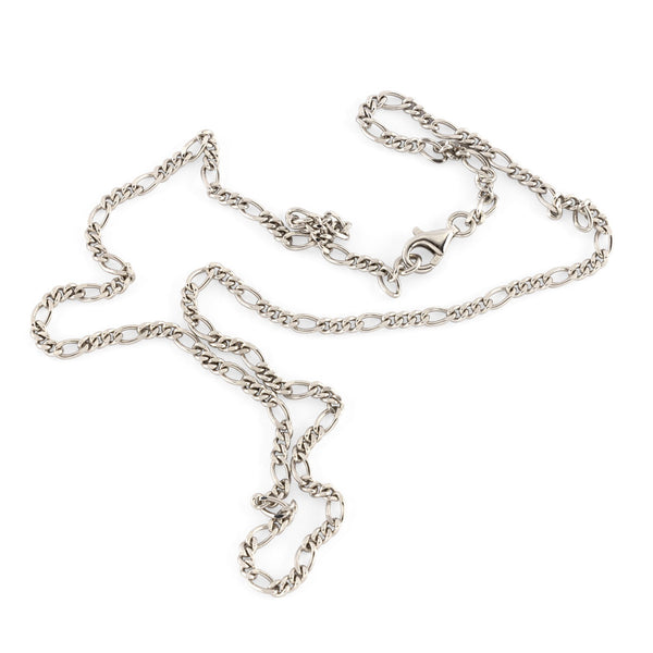 Serge Denimes Silver Figaro Necklace