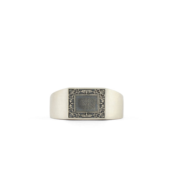 serge denimes Silver Frame Ring