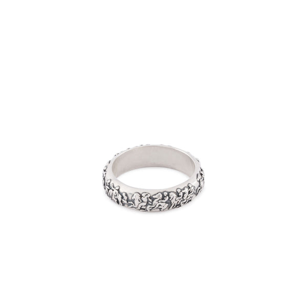 serge denimes Silver Frieze Ring
