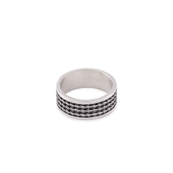 serge denimes Silver Kusari Ring