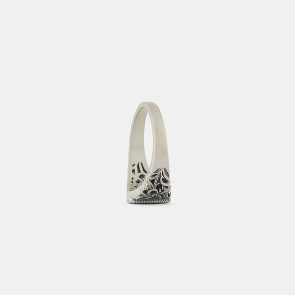 Serge Denimes Silver Lace Ring