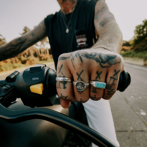 Serge Denimes Silver Loyalty Ring