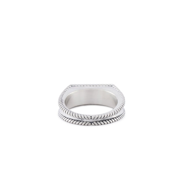 Serge Denimes Silver Moonlight Ring