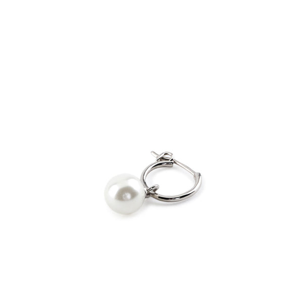 serge denimes Silver Pearl Drop Earring