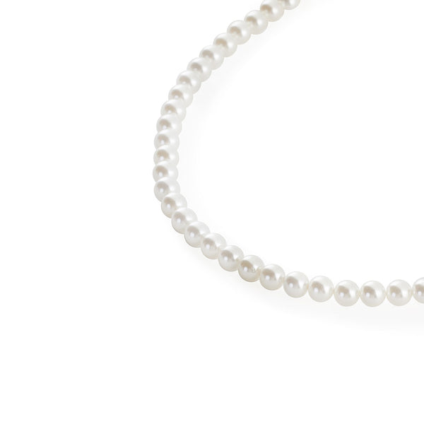 Serge Denimes Silver Pearl Necklace
