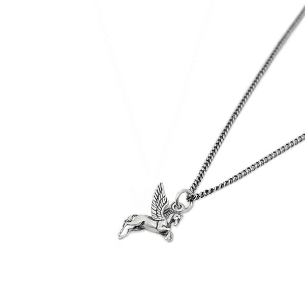 Serge Denimes Silver Pegasus Necklace