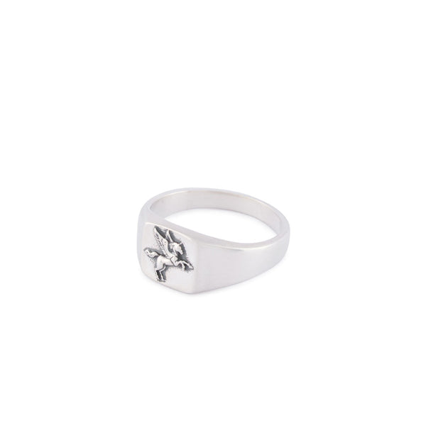 Serge Denimes Silver Pegasus Ring