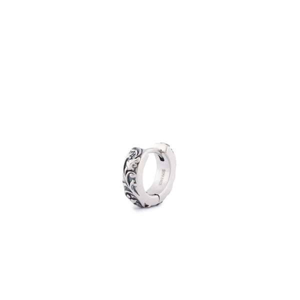 Serge Denimes Silver Pergola Hoop Earring