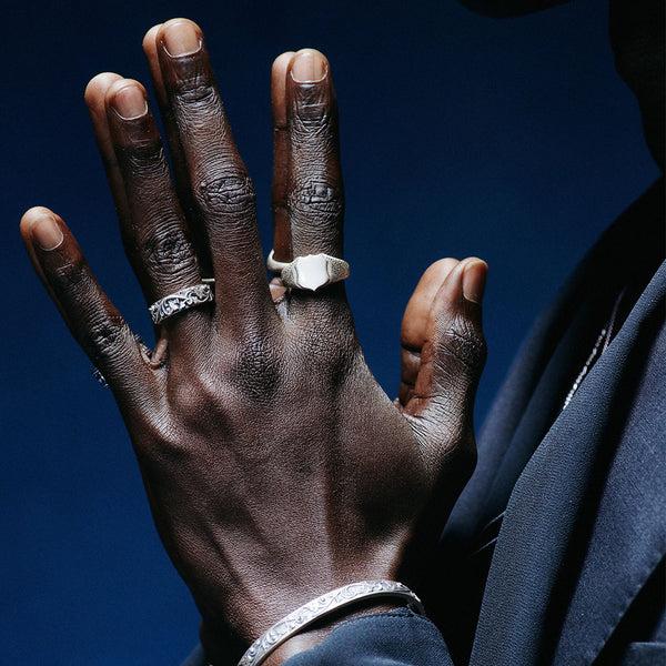 Serge Denimes Silver Pergola Ring