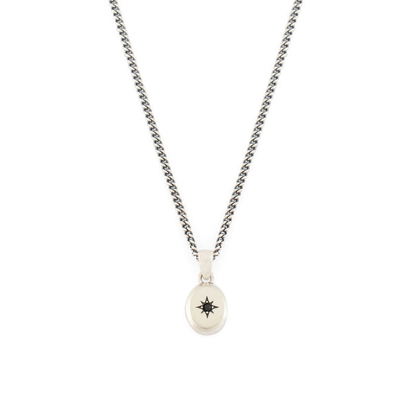 serge denimes Silver Polaris Necklace