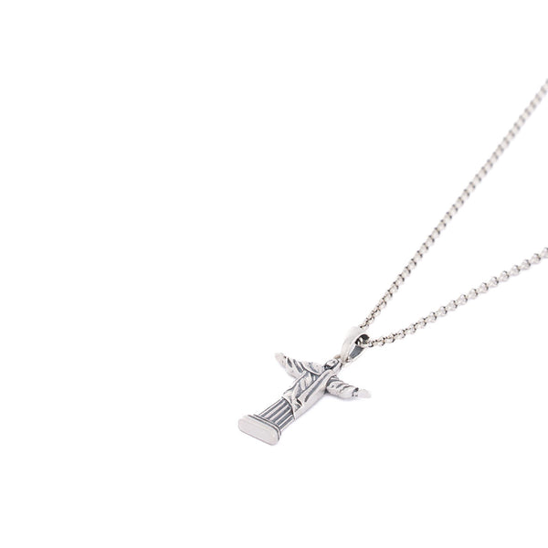 Serge Denimes Silver Redeemer Necklace