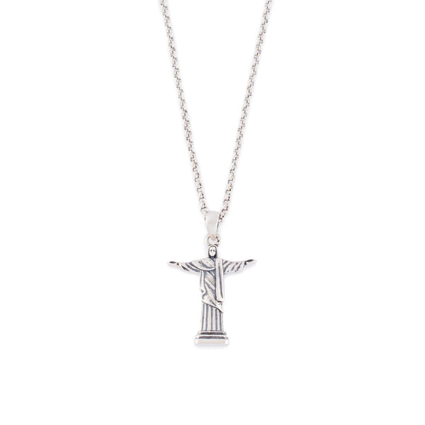 serge denimes Silver Redeemer Necklace