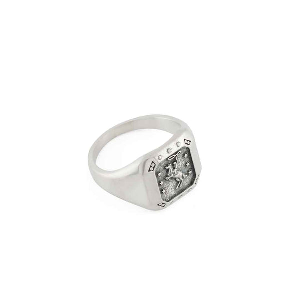 Serge Denimes Silver Rodeo Ring