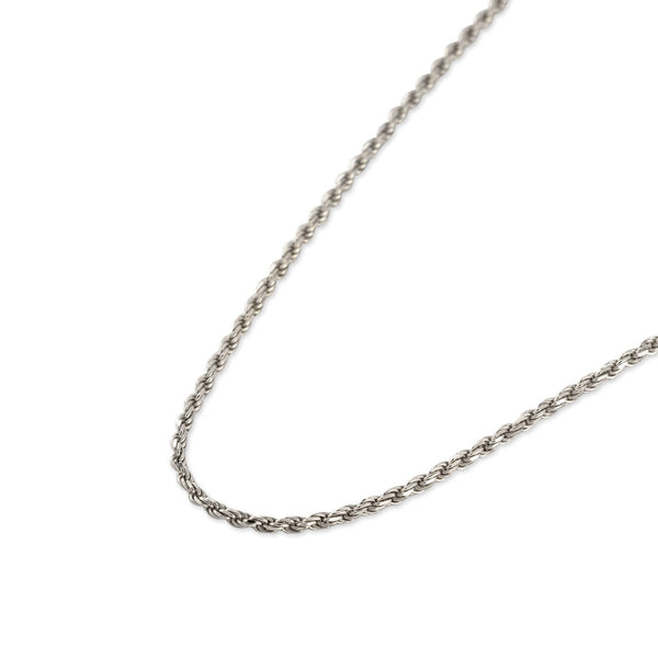 Serge Denimes Silver Rope Necklace