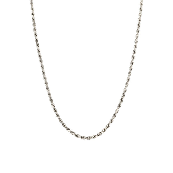 serge denimes Silver Rope Necklace