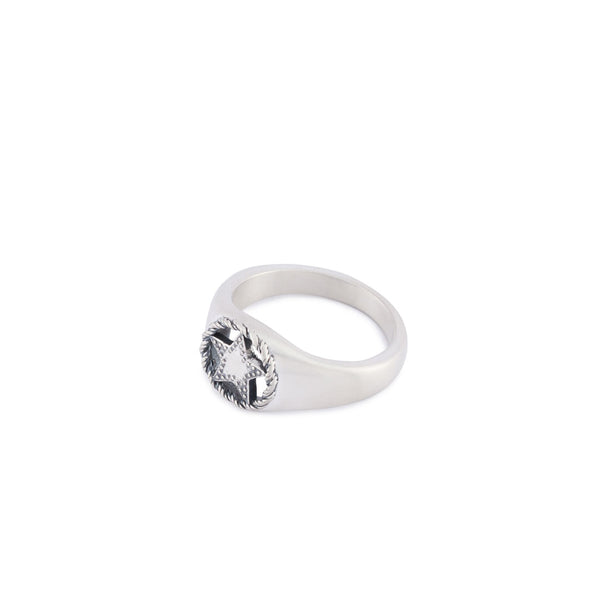 Serge Denimes Silver Sheriff Ring