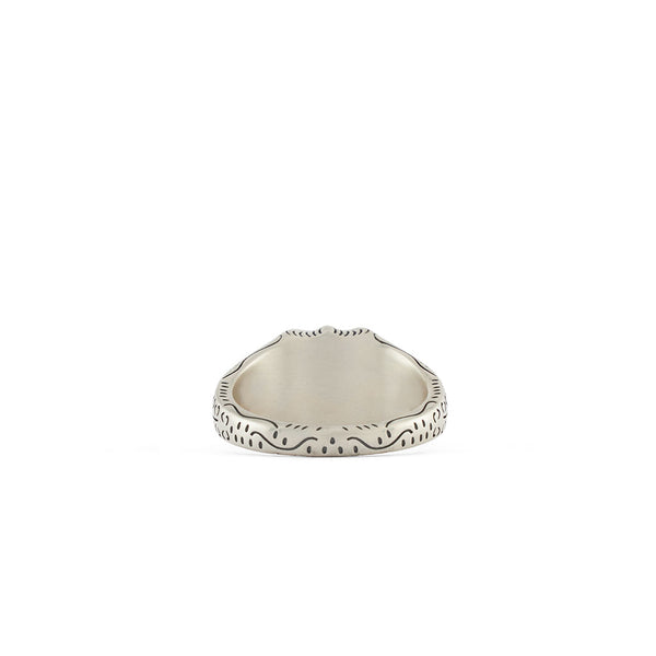 Serge Denimes Silver Shield Ring