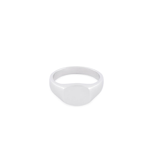 serge denimes Silver Signet Ring