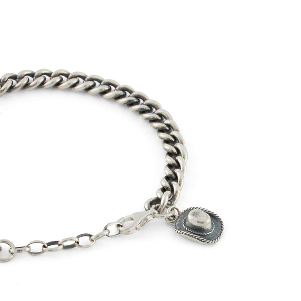 Serge Denimes Silver Stetson Bracelet