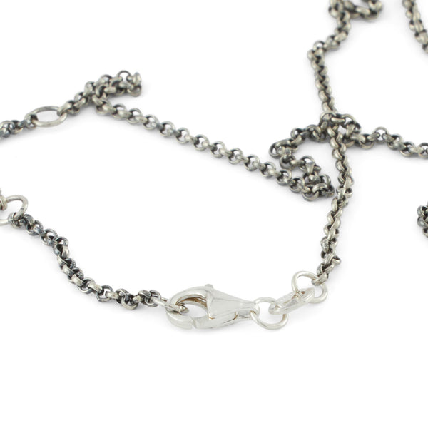 Serge Denimes Silver Stetson Necklace