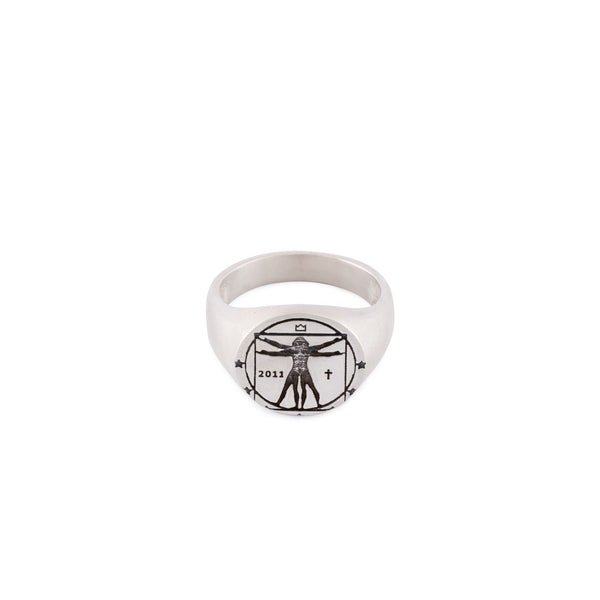 serge denimes Silver Vitruvian Ring