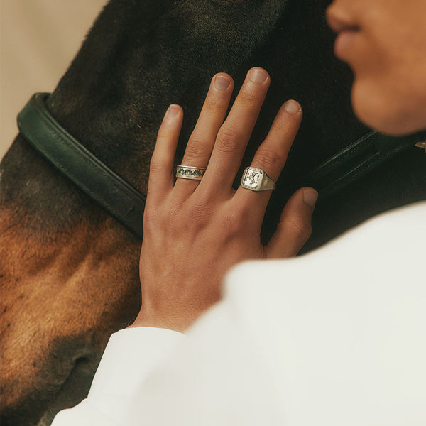 Serge Denimes Silver Western Ring